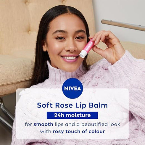 Nivea Lip Balm Soft Rose